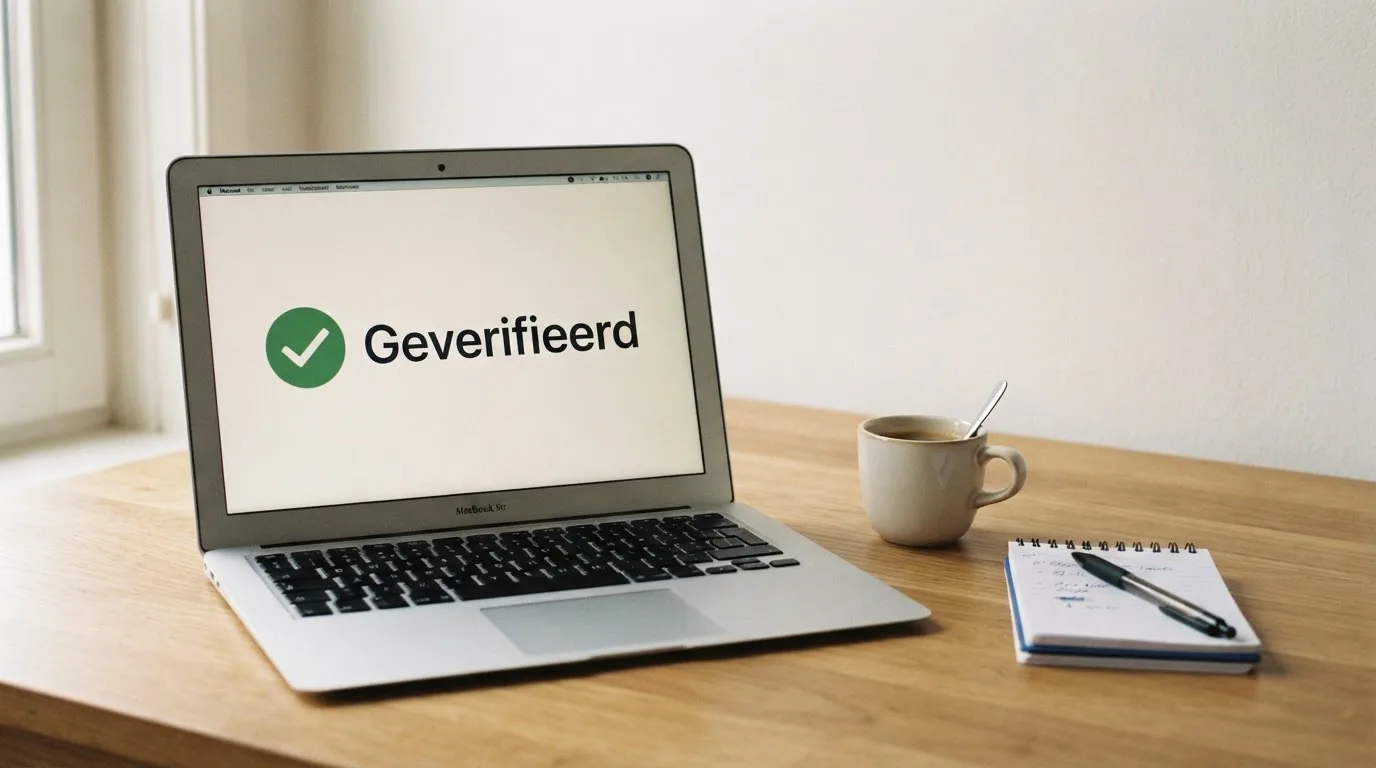 Een lege rechtszaal met houten banken in het ochtendlicht
